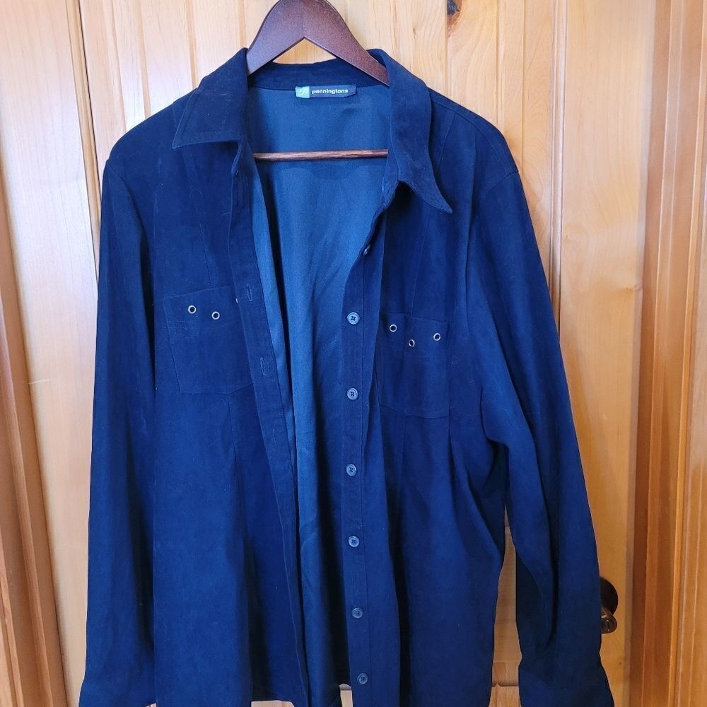 Pennington Suede Button Down